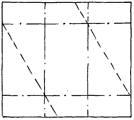 Regular tetrahedron solid figure