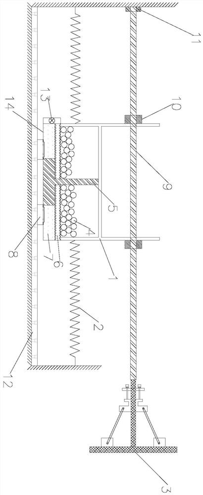 Particle inerter system based on sub-flow state contact stress network