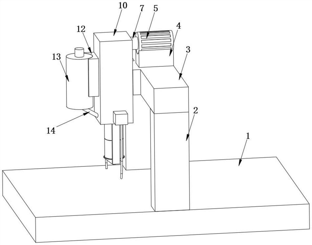 Quantitative dispensing device for LED display module processing