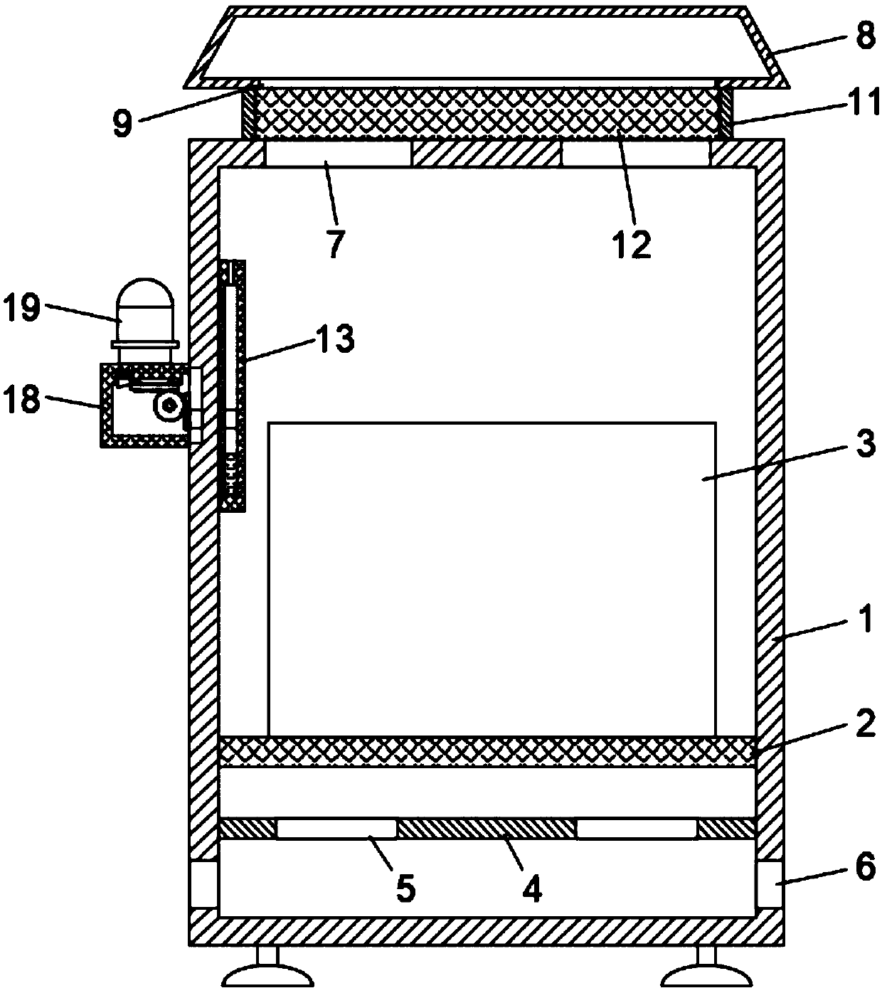 Device for achieving distributed communication in computer network