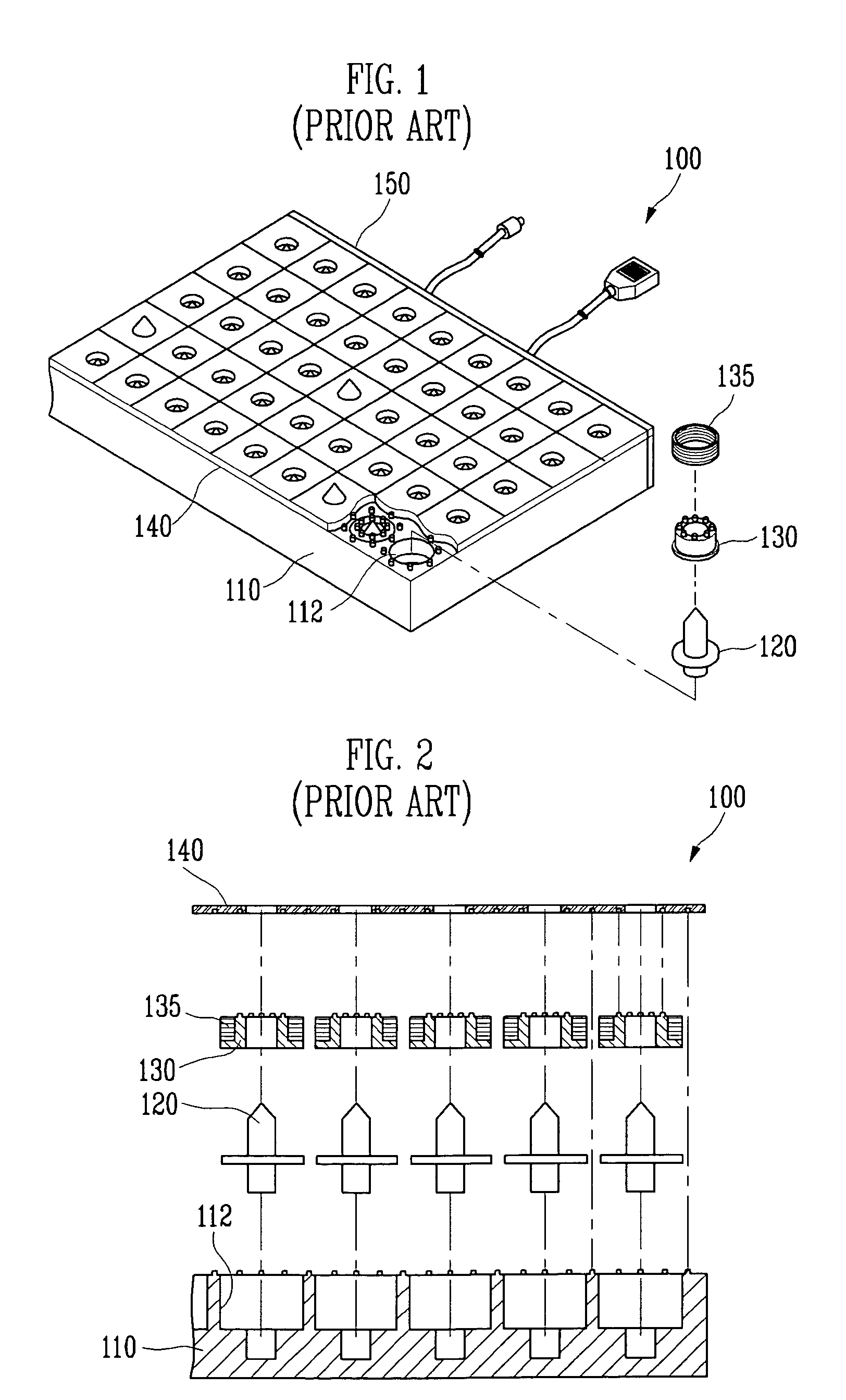 Braille display device using electrorheological fluid and manufacturing method thereof