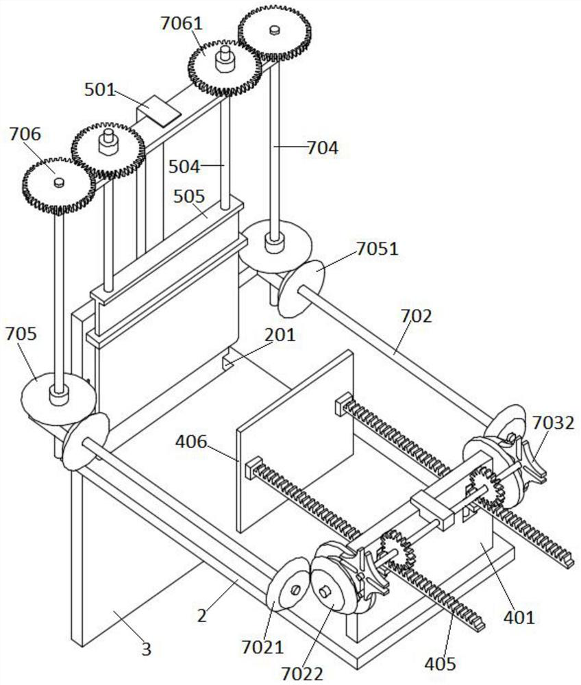 Animal fat crushing and dicing device based on linkage