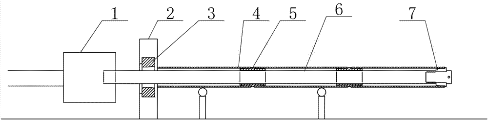 Precision steel pipe chuck-free cold drawing repairing device and method