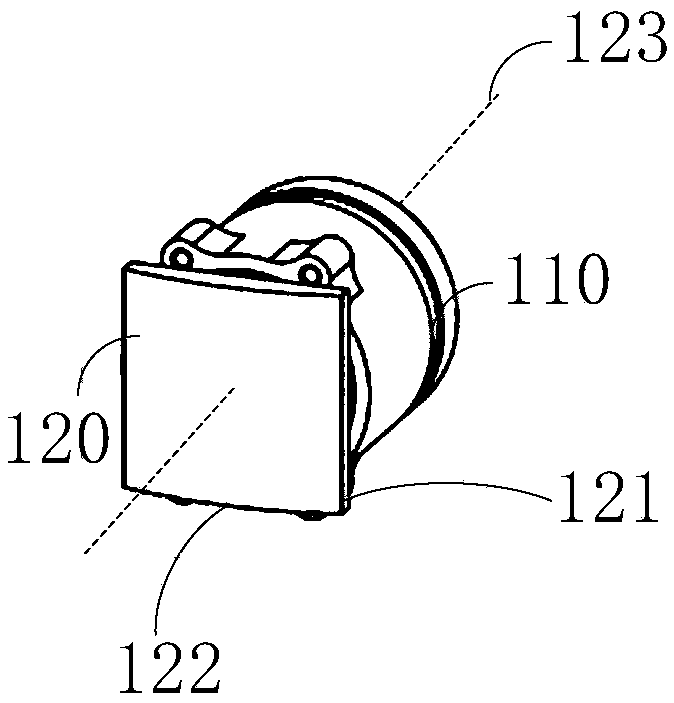 Laser radar optical system and laser radar