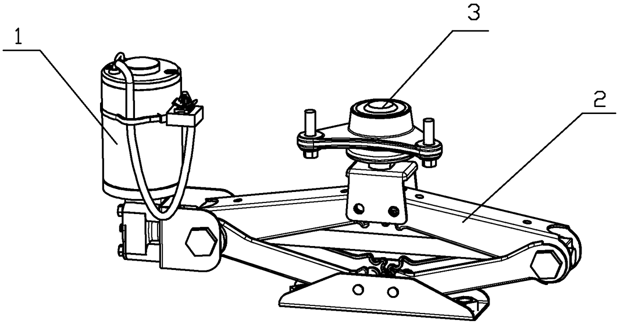 Lifting battery frame for lifting power changing space of electric vehicle and lifting method