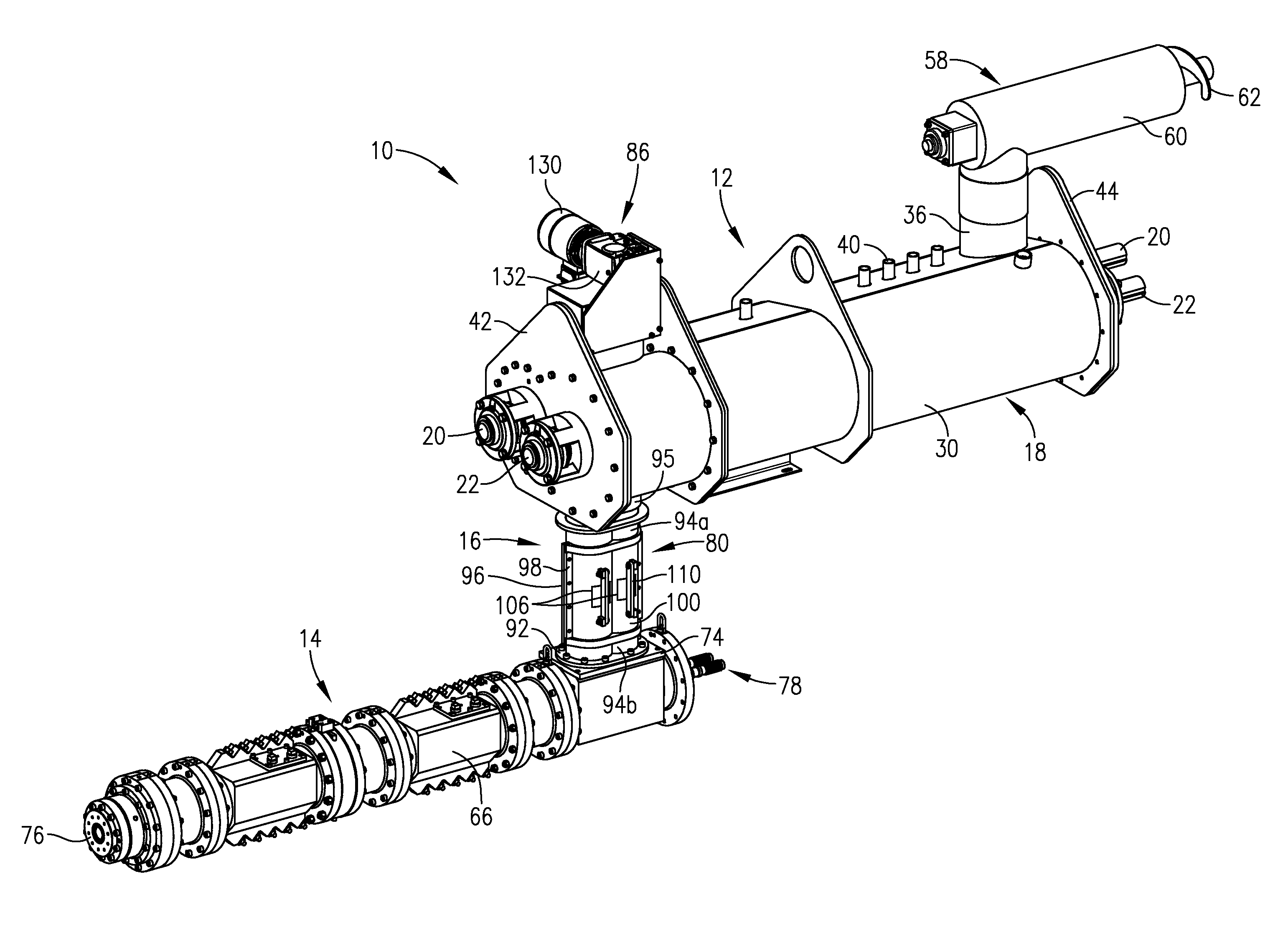 Apparatus for positive feeding from a preconditioner