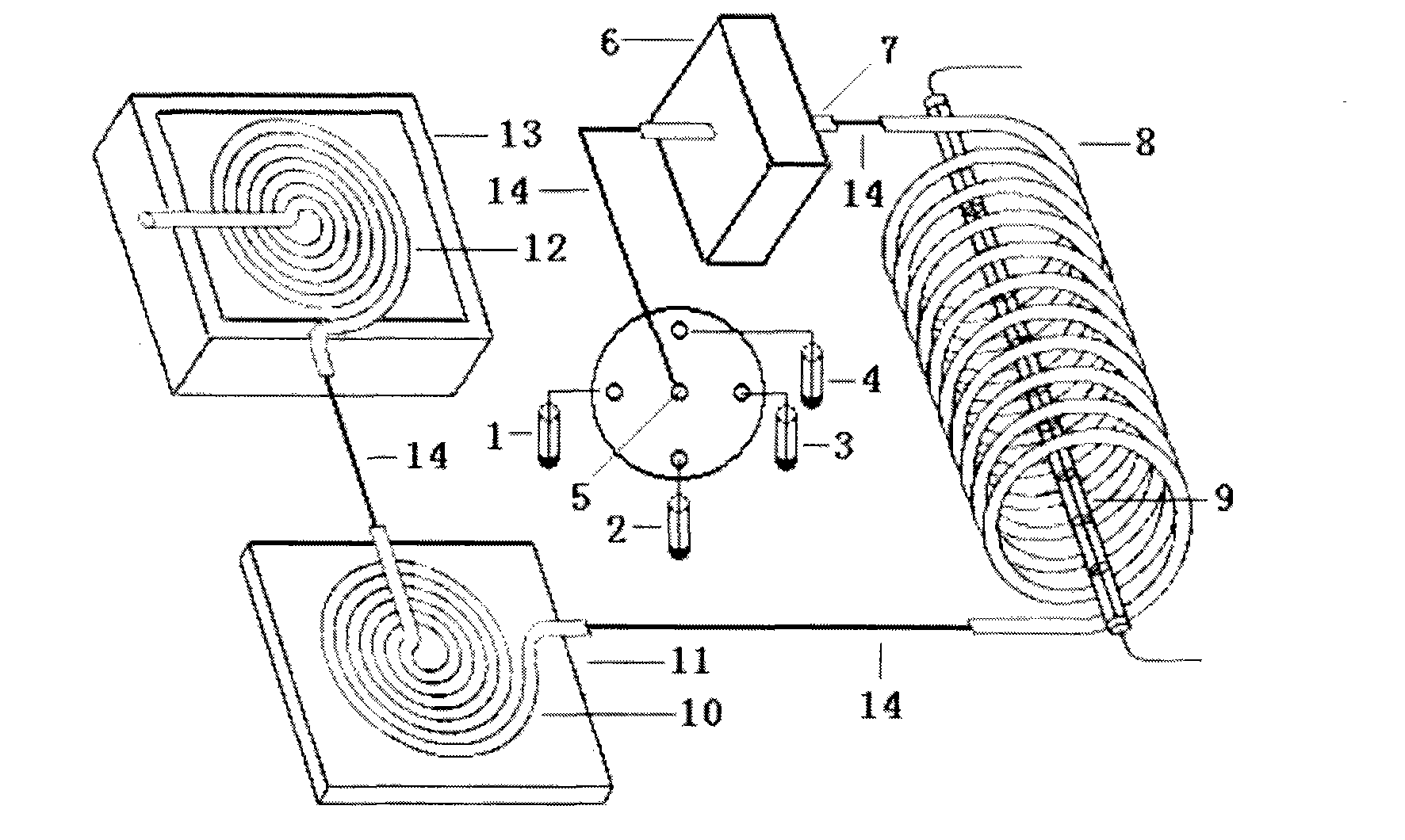 Fast chemiluminescence immune detection system and analysis method