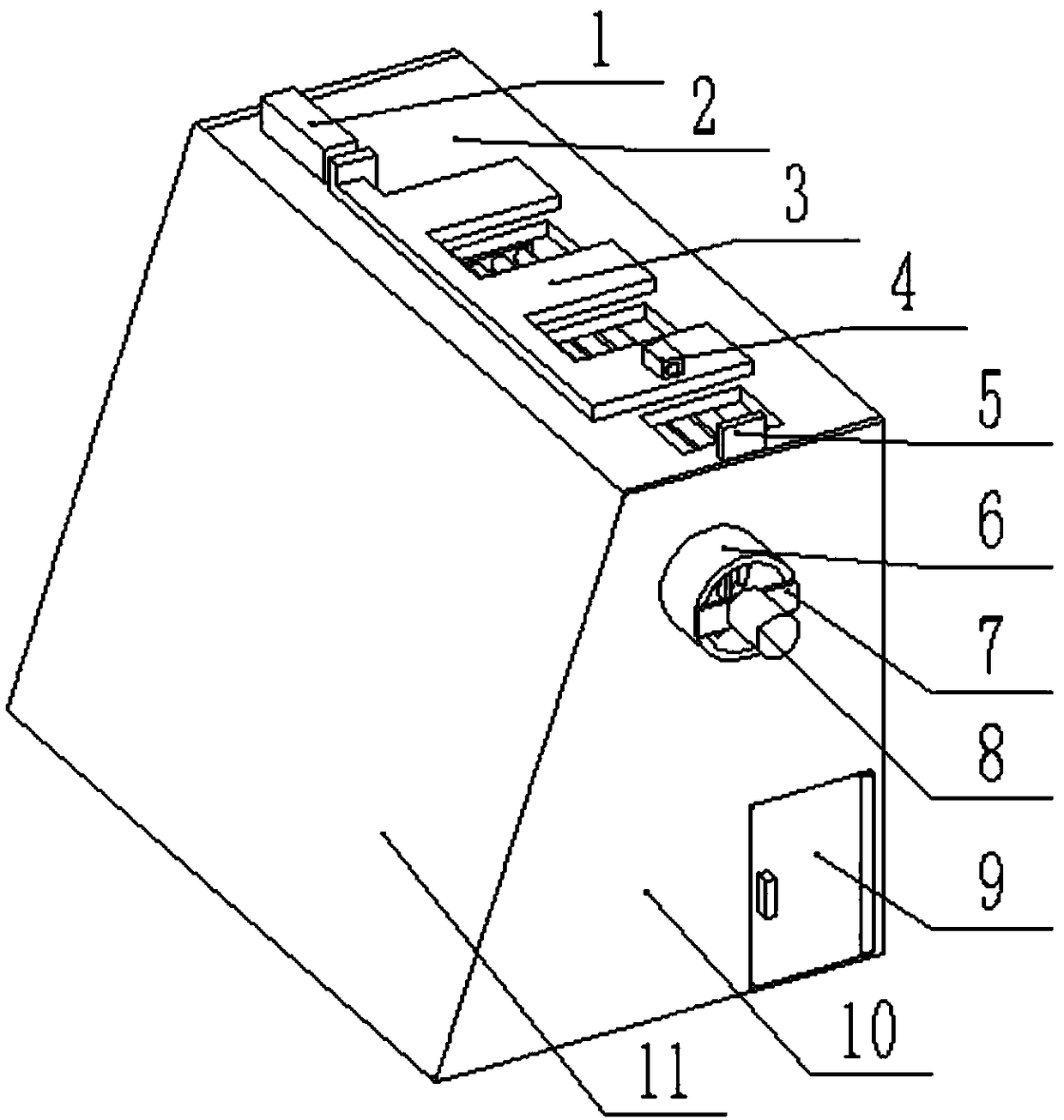 Agricultural environment adjusting device for seedling growing greenhouse