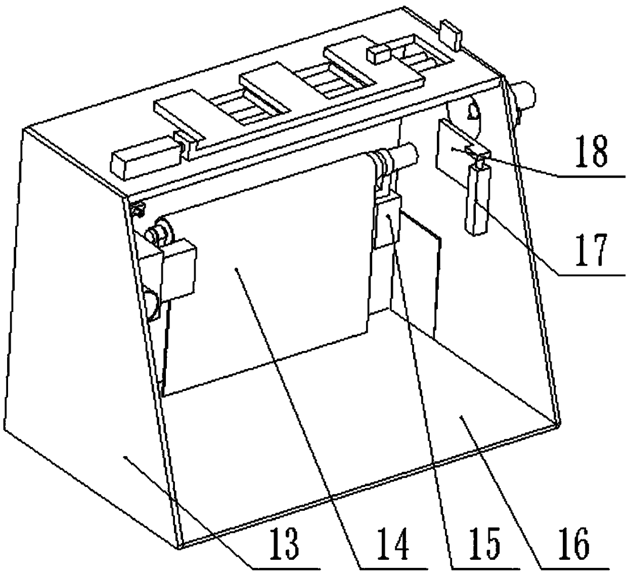 Agricultural environment adjusting device for seedling growing greenhouse