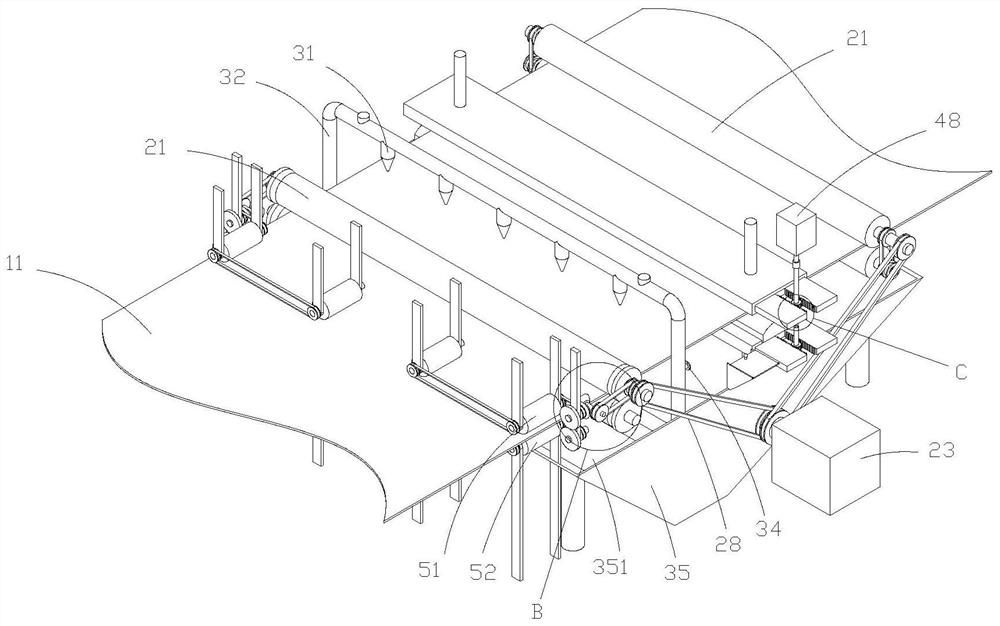 A spray dyeing machine for uniform dyeing