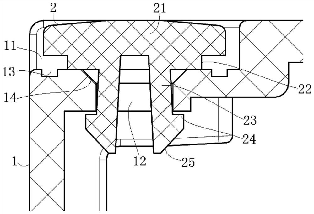 Air hole structure on relay shell