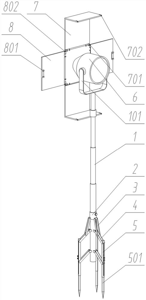 Geological profile measuring device