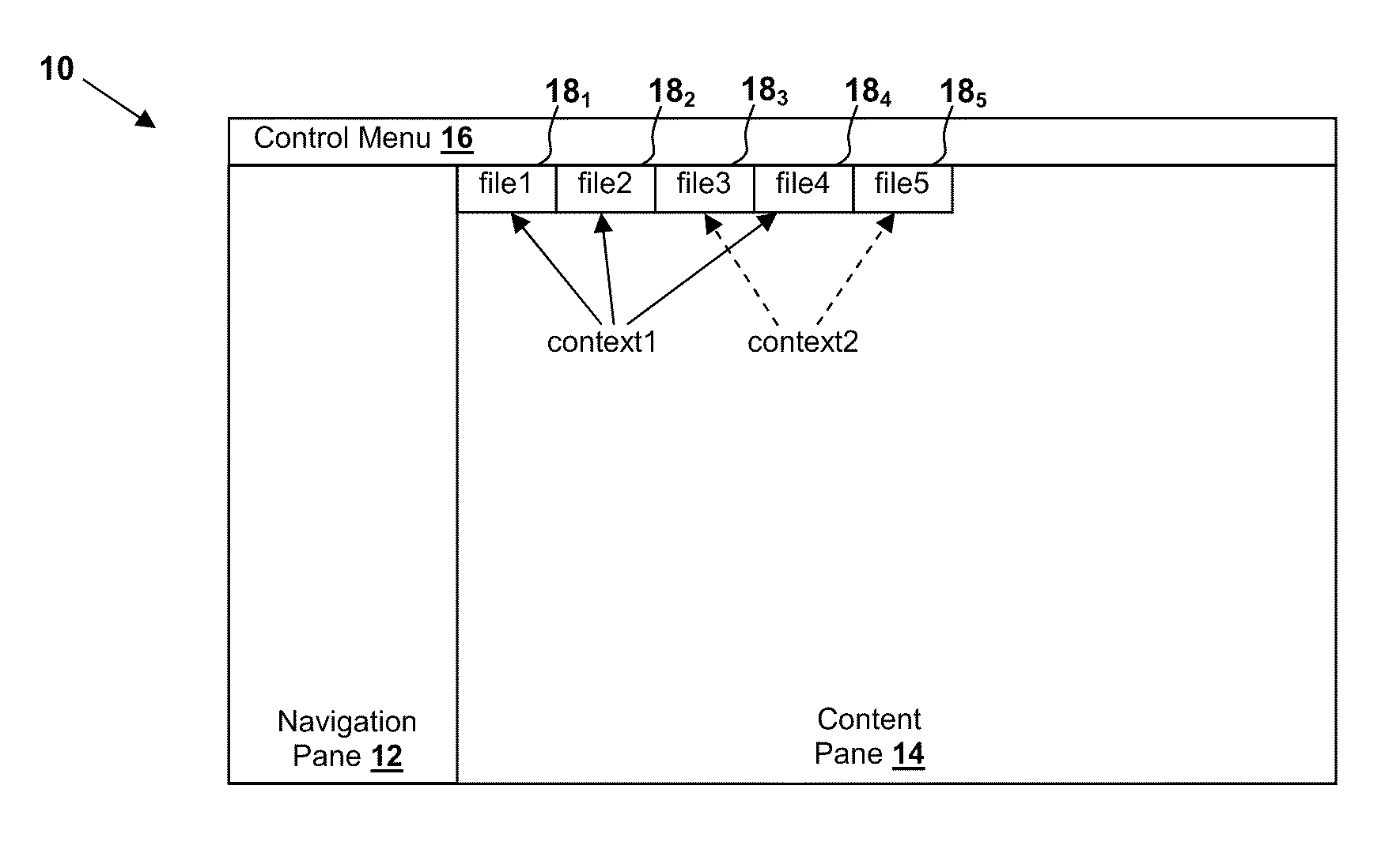 Grouping of windows based on user-defined contexts