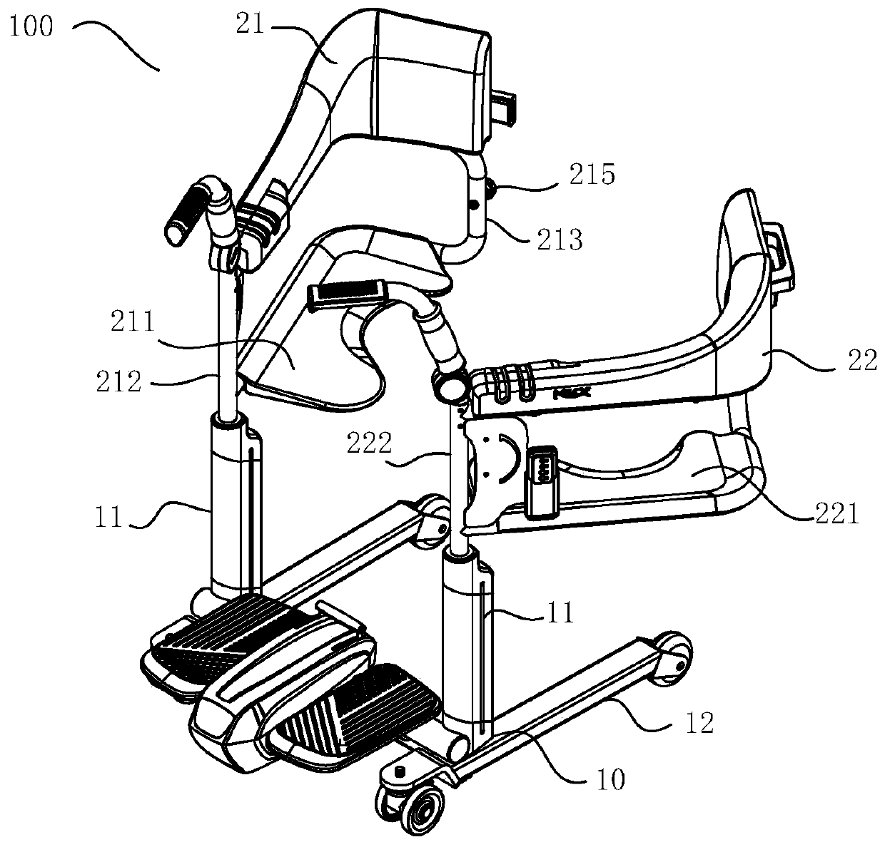 Displacement device