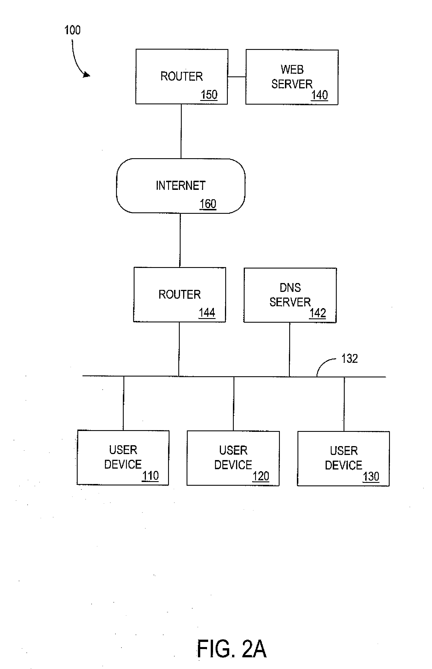 Method and system for providing a link in an electronic file being presented to a user