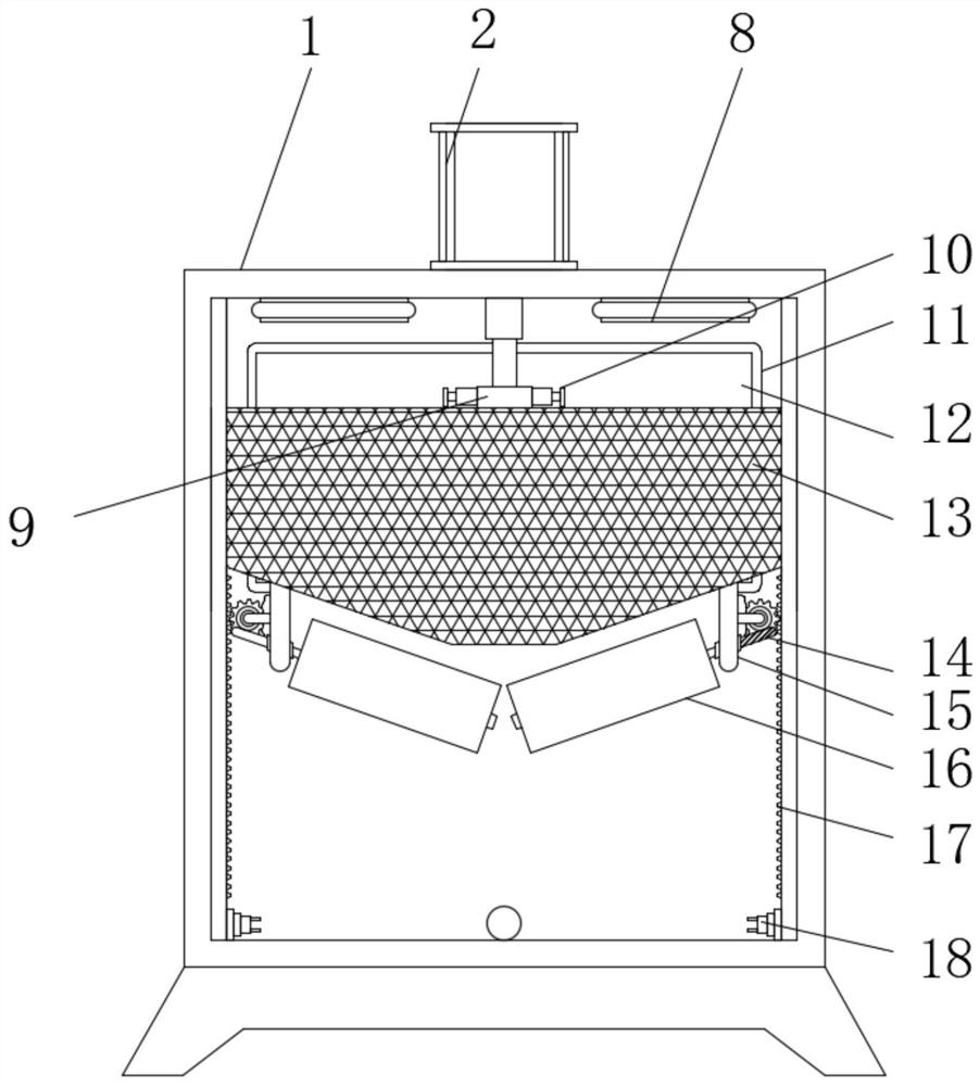 Nickel-gold-tin automatic production line for surface treatment of precision connector