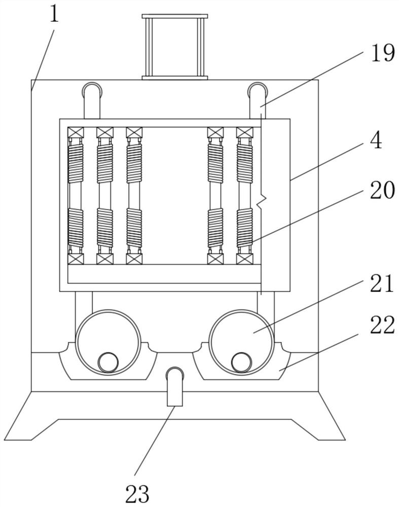 Nickel-gold-tin automatic production line for surface treatment of precision connector