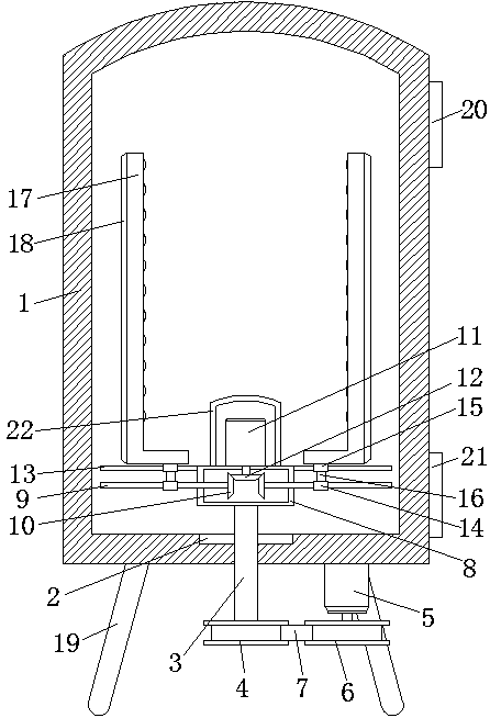 Biological fermentation tank convenient to clean