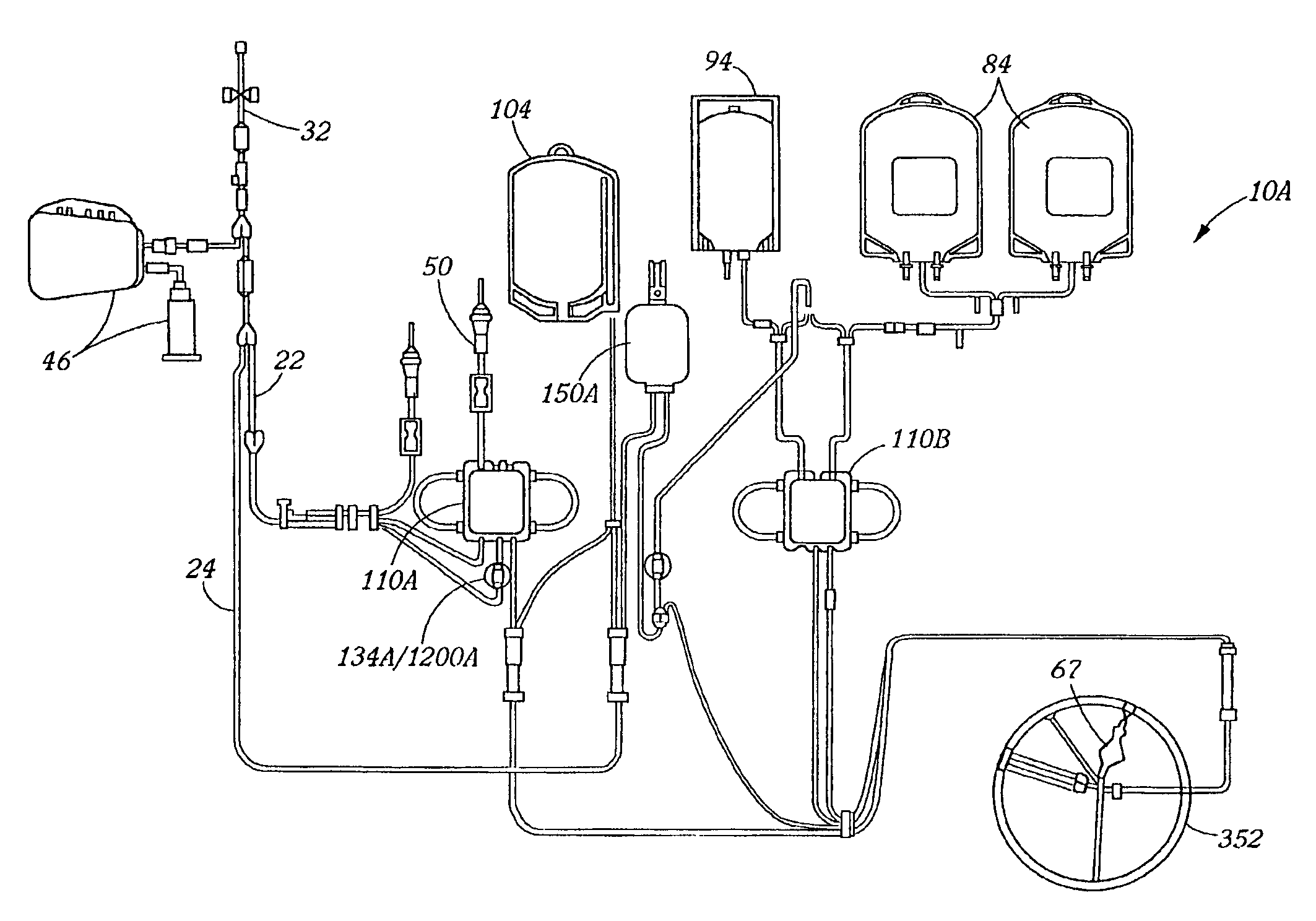 Extracorporeal blood processing methods and apparatus