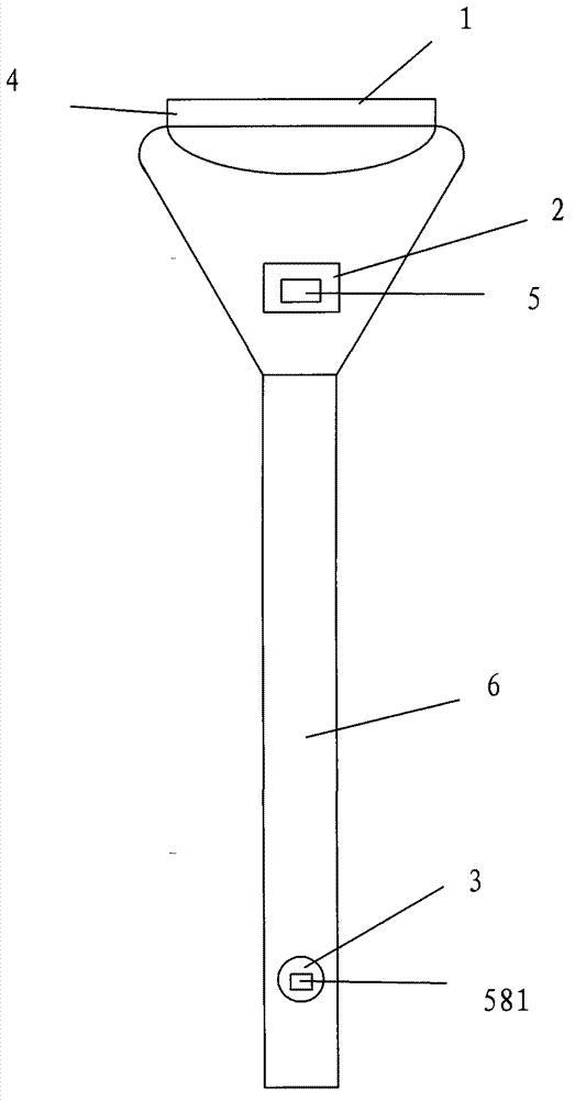 Intelligent walking stick with automatic alarming function in case of falling