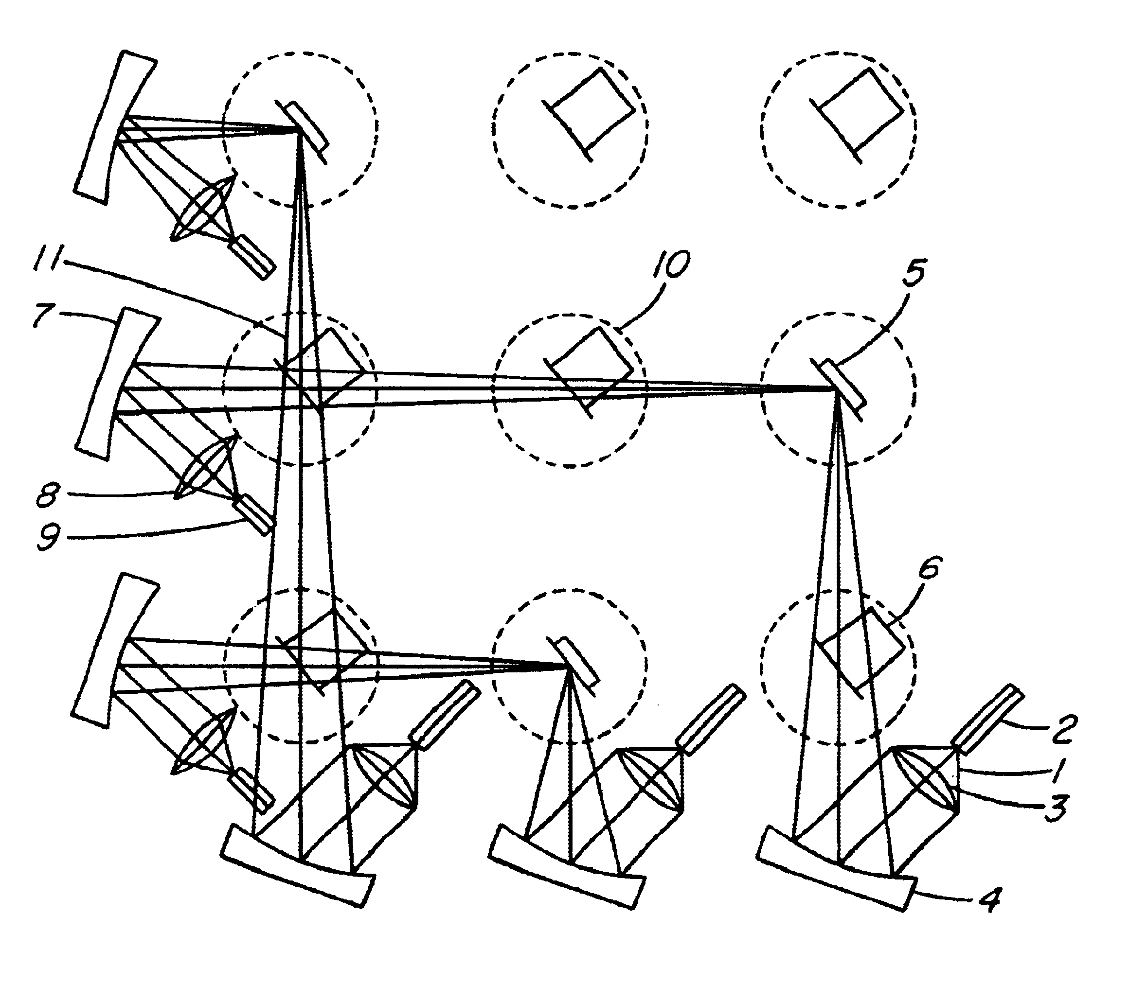 Method for cross-connecting optical signals at high speed