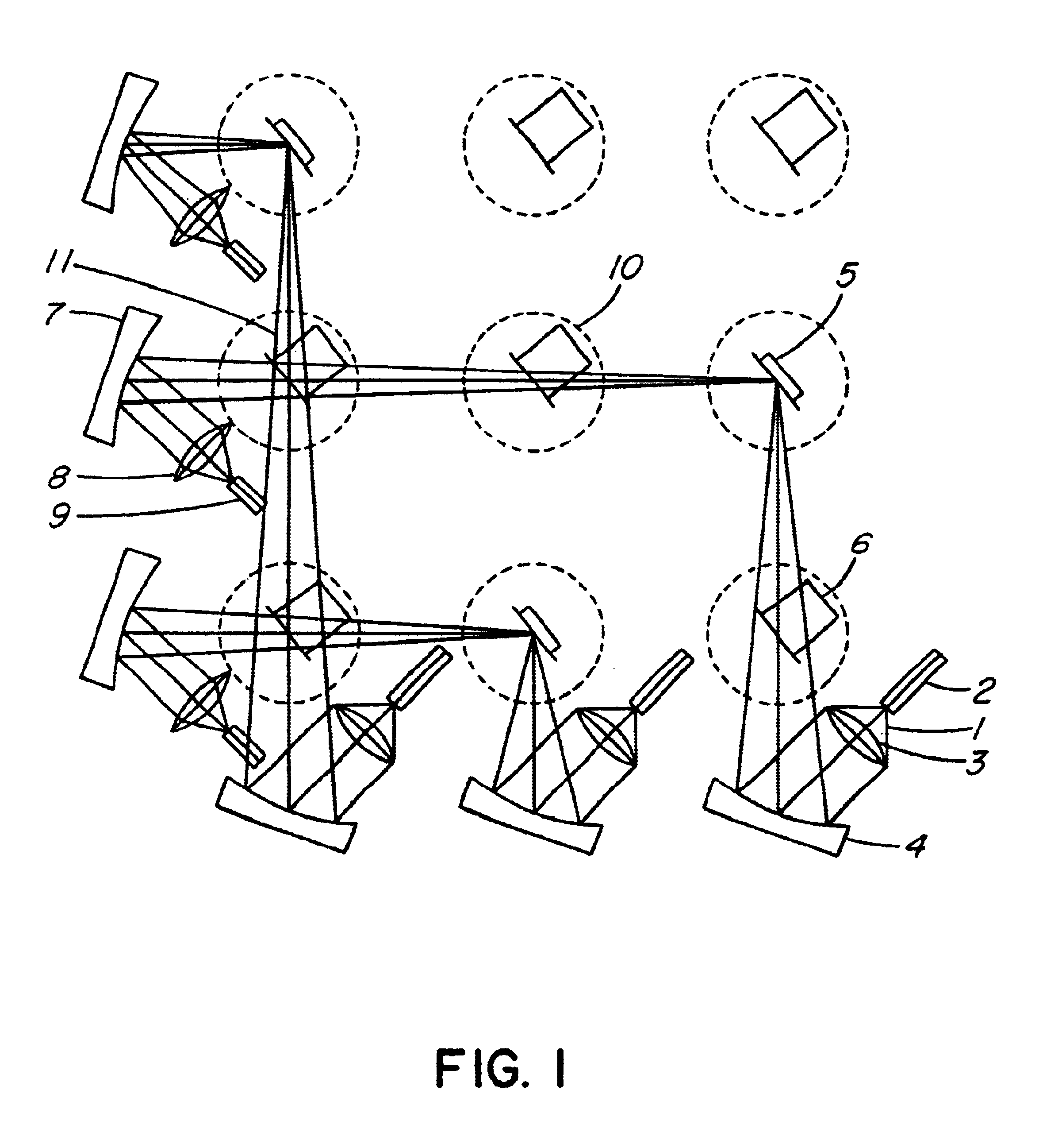 Method for cross-connecting optical signals at high speed