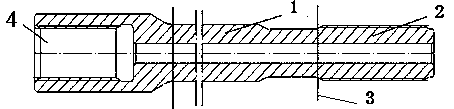 Manufacturing method for impact threaded brazing rod