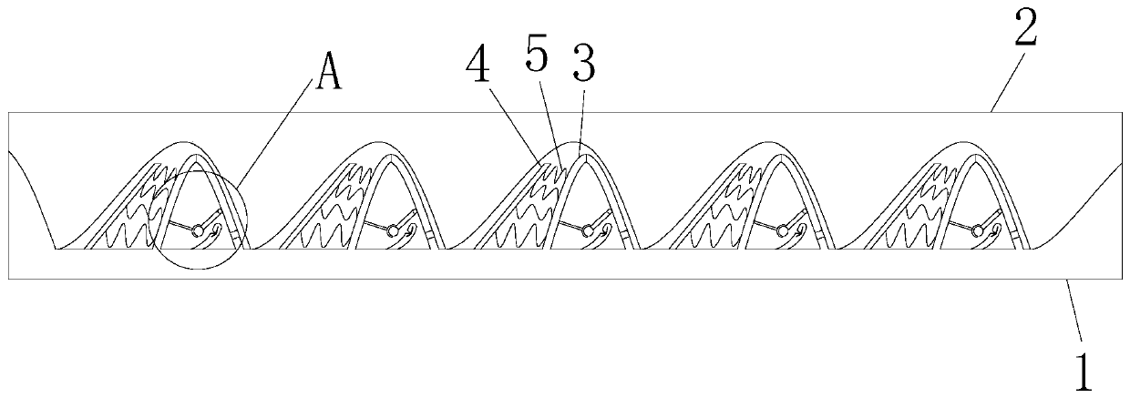 Polyurethane mattress with internal airflow adjusting function