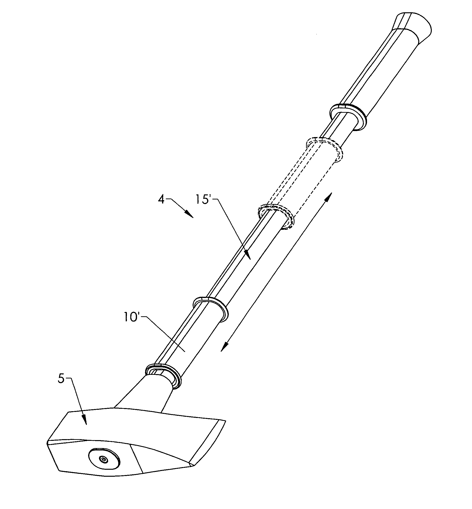 Impact tools with slidable grip