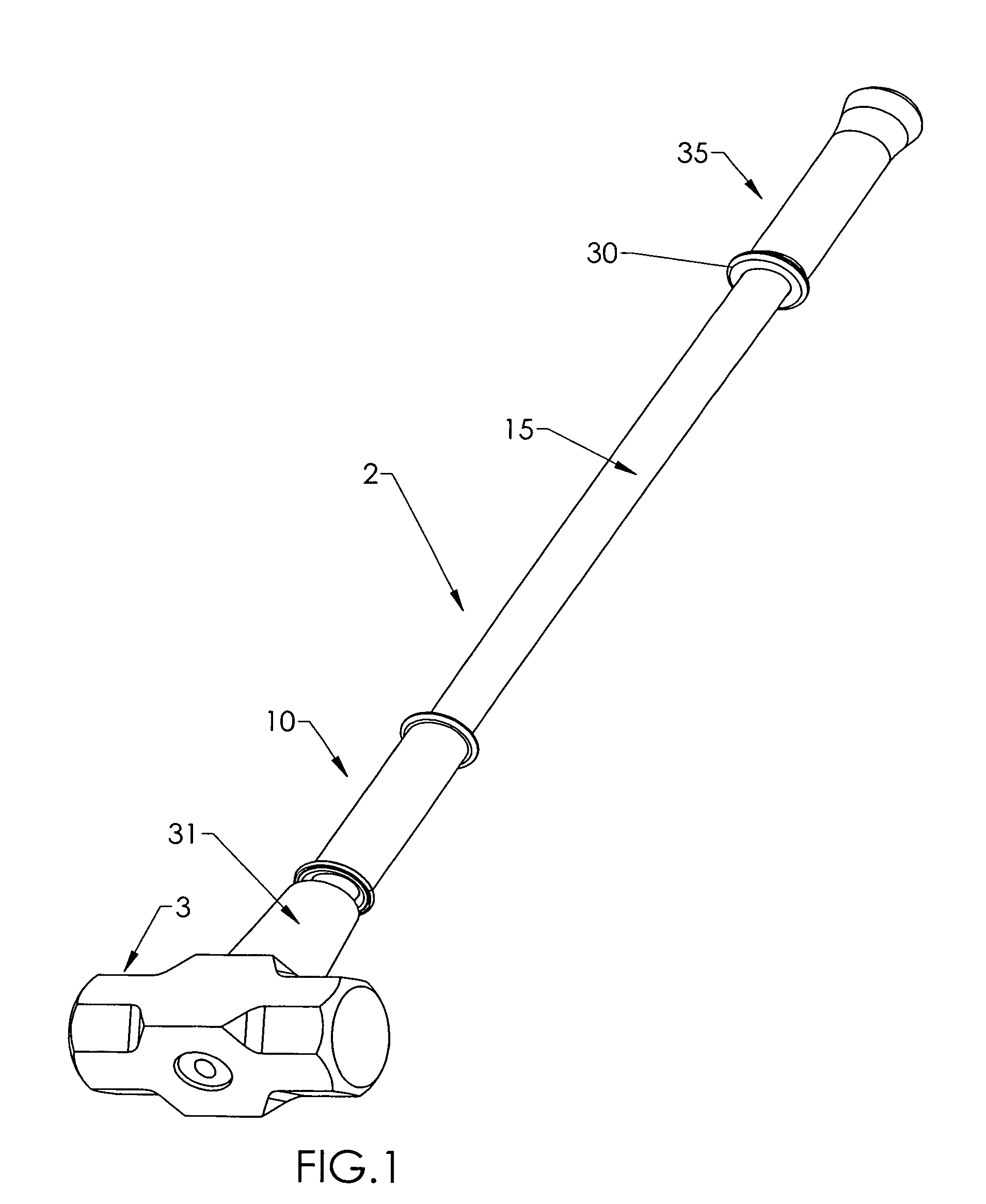 Impact tools with slidable grip