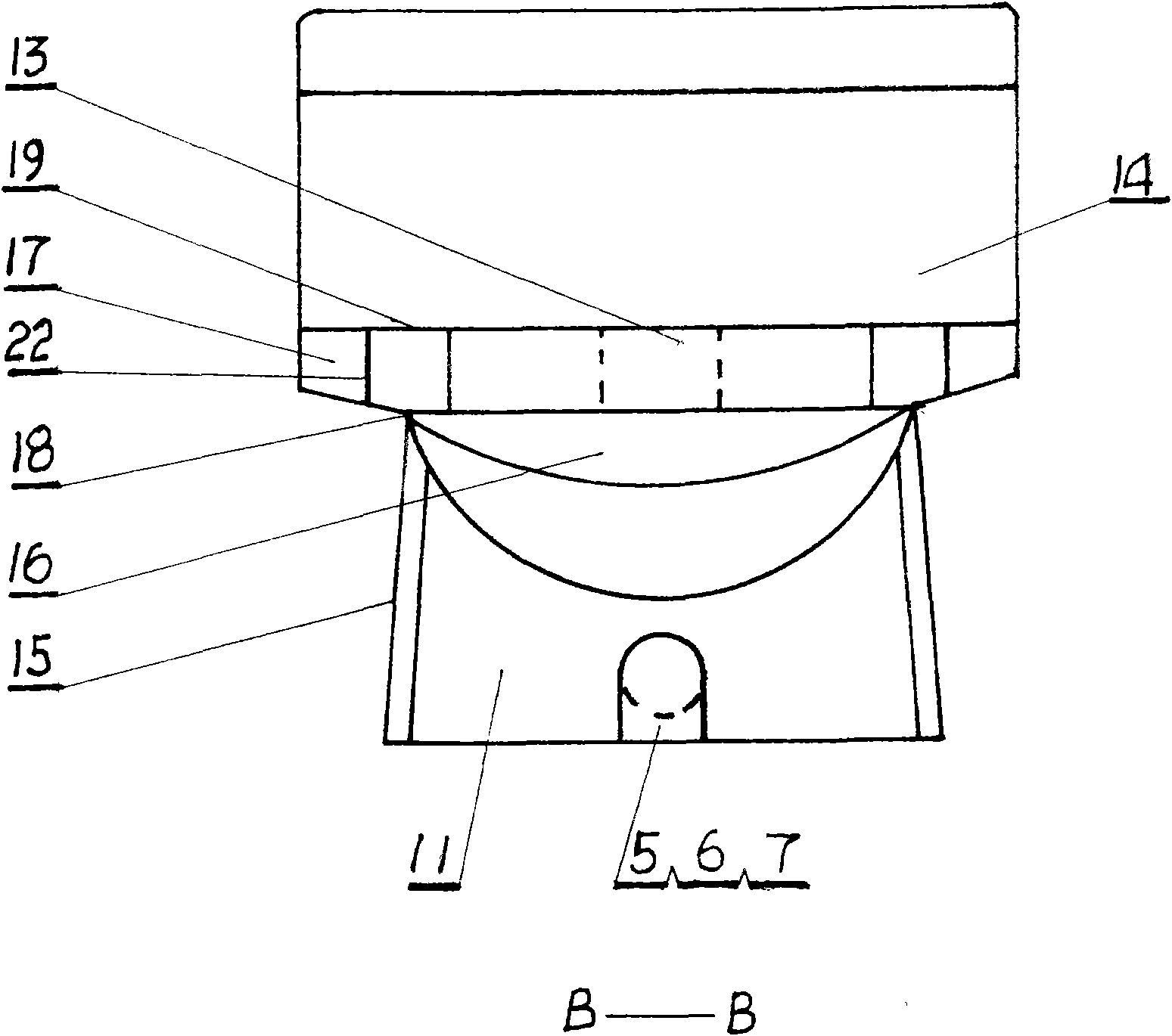 Conjuncted squat closet