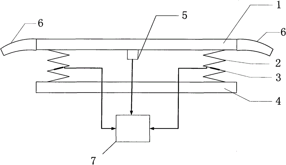 Optical fiber type on-line real-time pantograph lifting pressure detection system