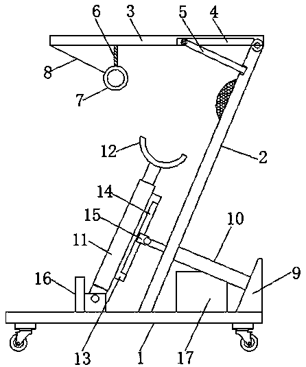 Portable child stand for rehabilitation department