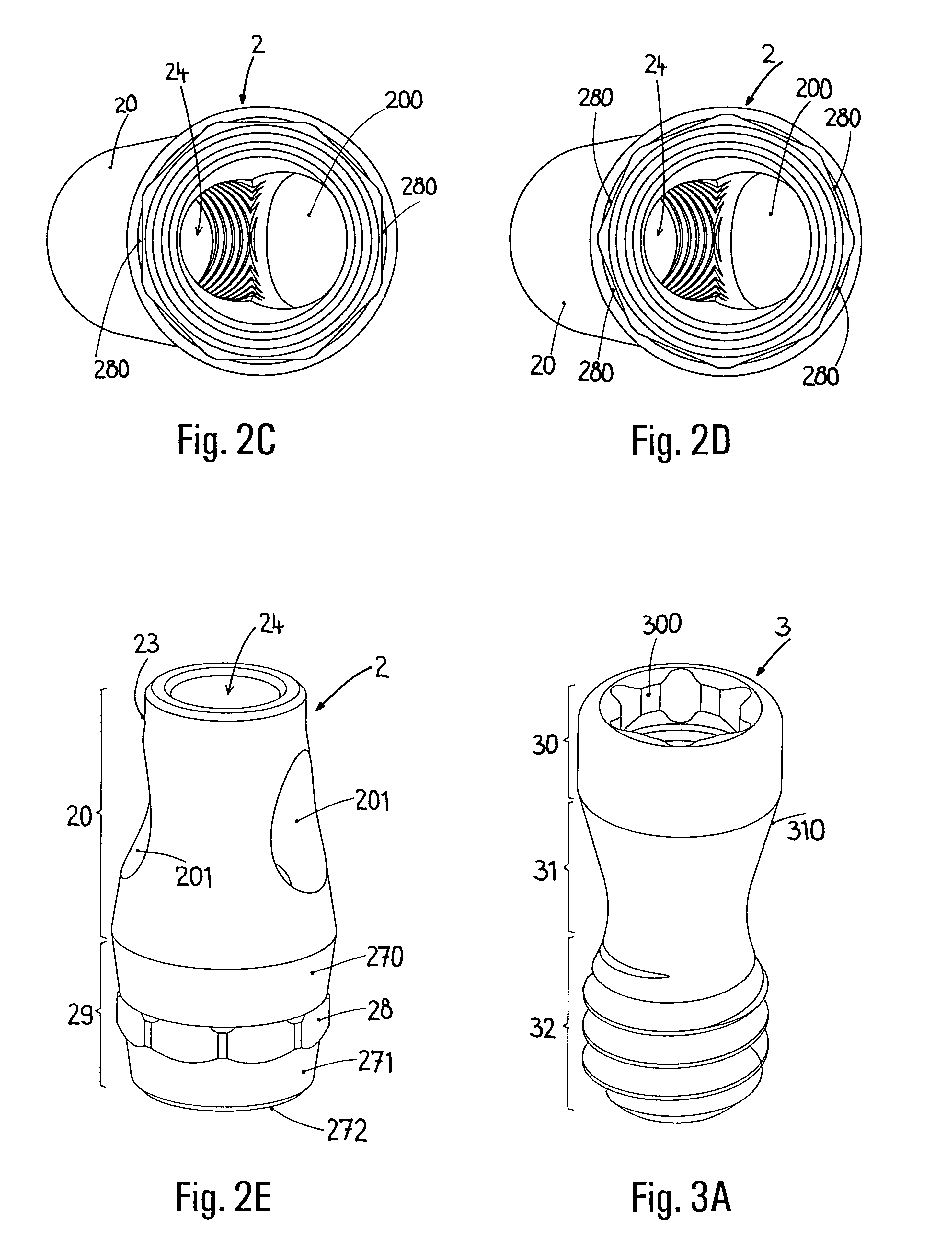 Connection between a dental implant and an abutment