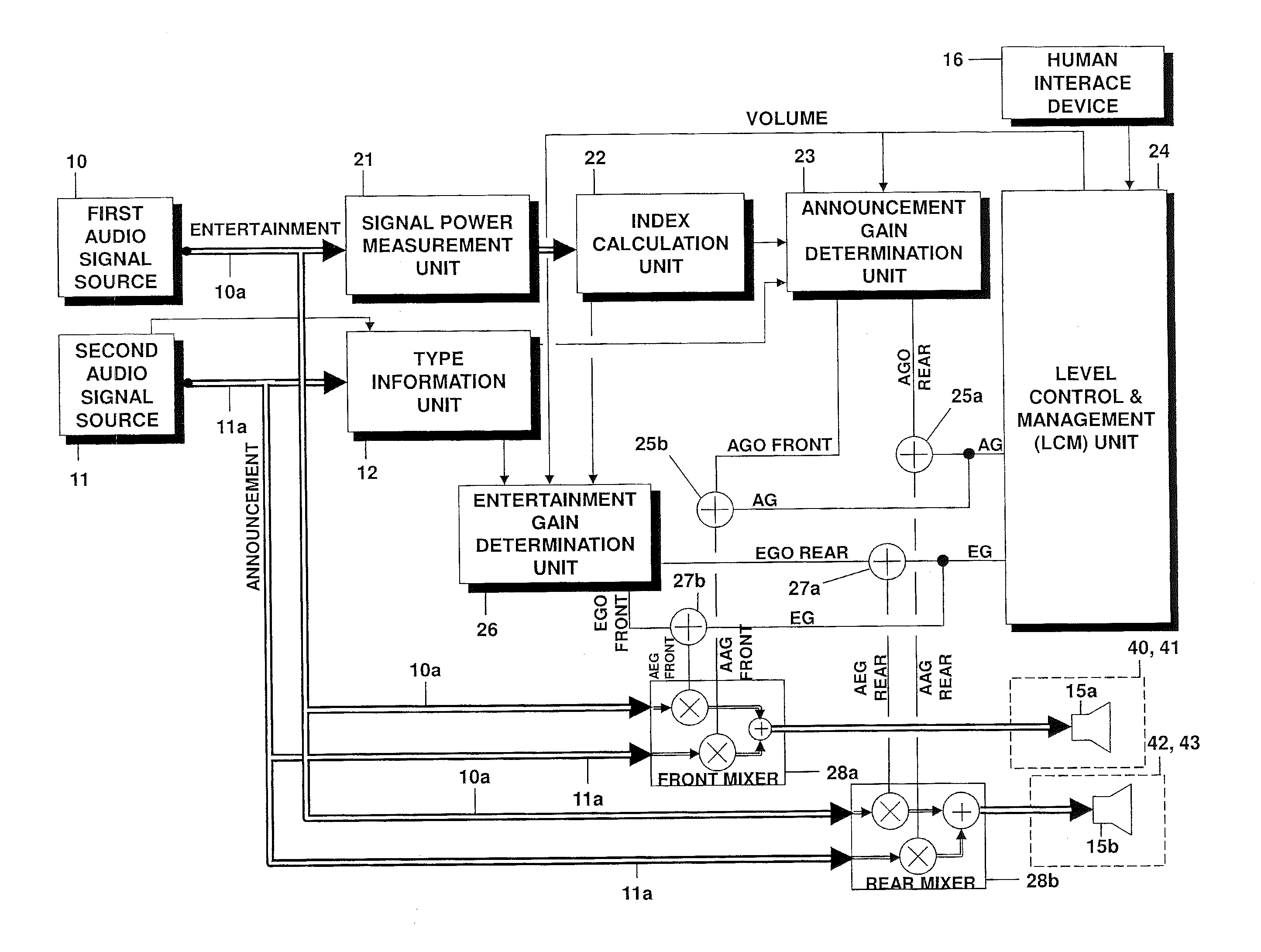 Sound system with individual playback zones