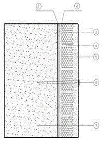 Non-dismantling template integrating grade-A heat preservation and cast-in-situ concrete