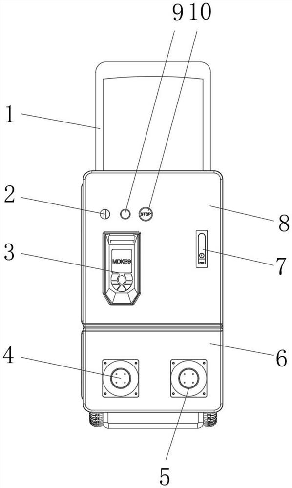 Movable light frequency converter control cabinet