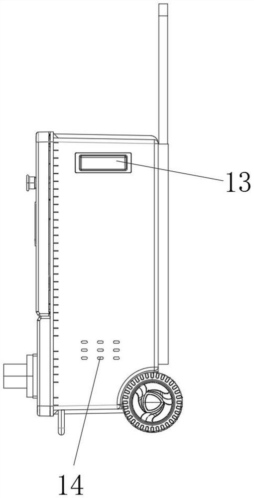 Movable light frequency converter control cabinet