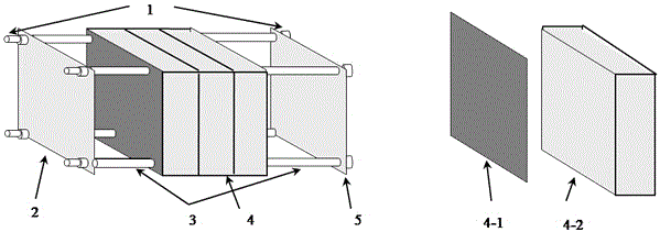 Thermal insulation/protection integrated space debris protection structure and application thereof