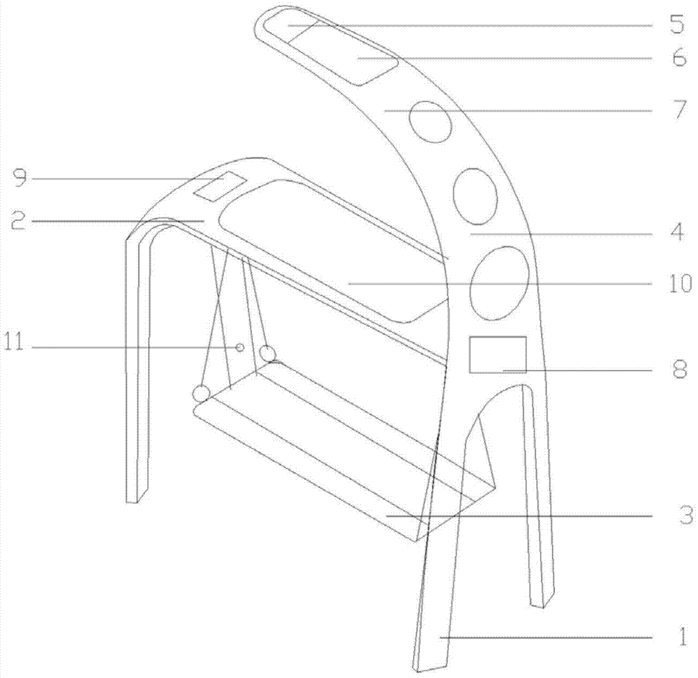 A multi-energy source landscape leisure and lighting device