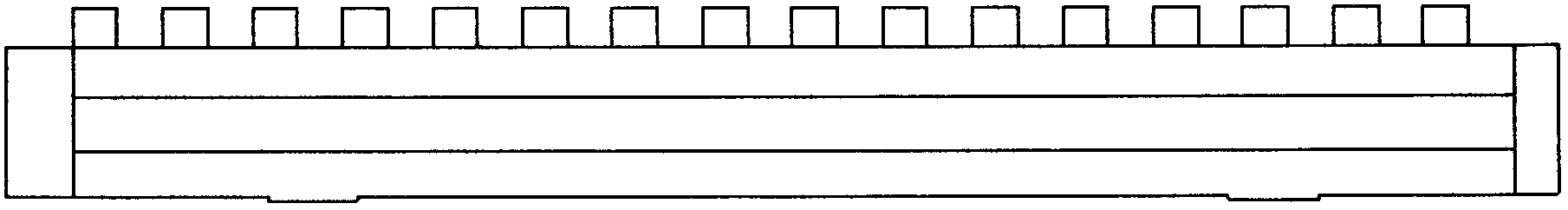 Guardrail type step pitch gauge