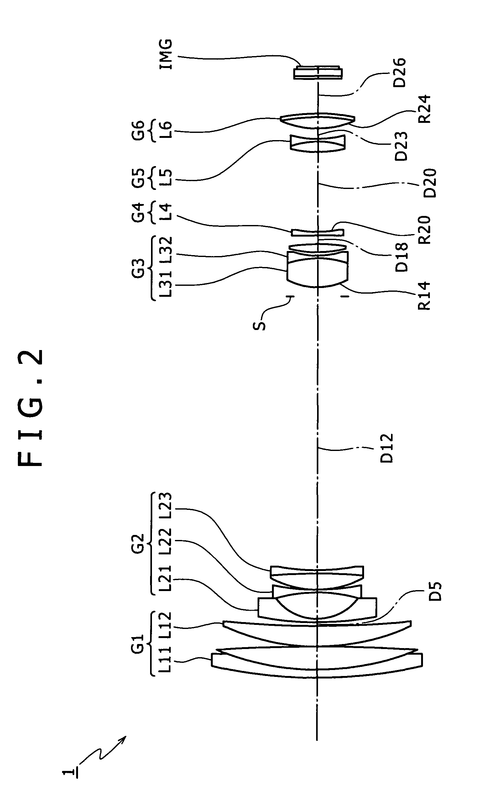 Variable focal length lens system