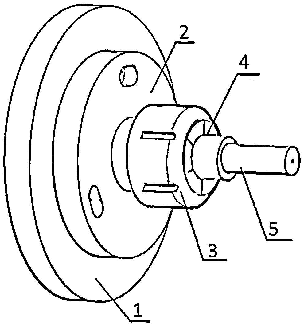 Fast changing fixture for six-axis air floating grinding machine