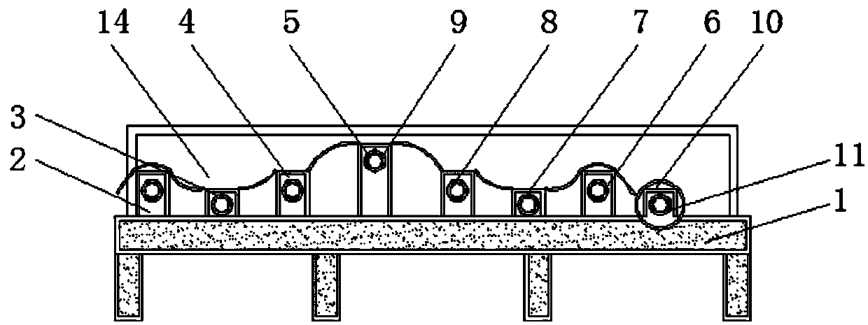 Anti-deviation cloth unwinding and winding equipment for non-woven fabric production