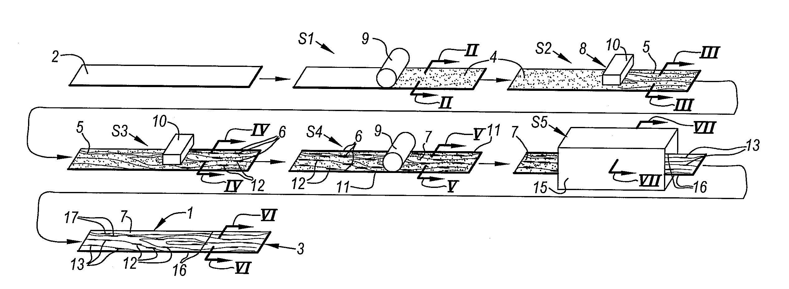 Coated panel and method for manufacturing such panel