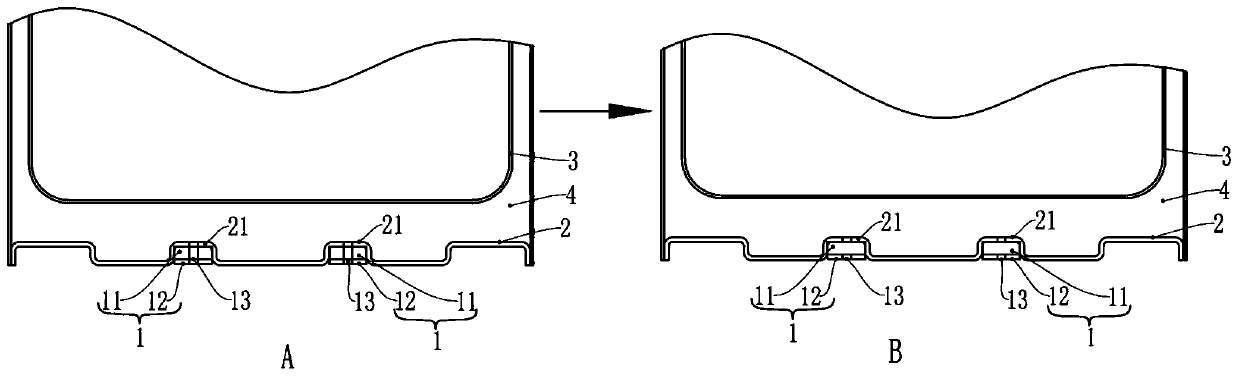 A kind of preparation method of durable thermal insulation container and the thermal insulation container prepared thereof