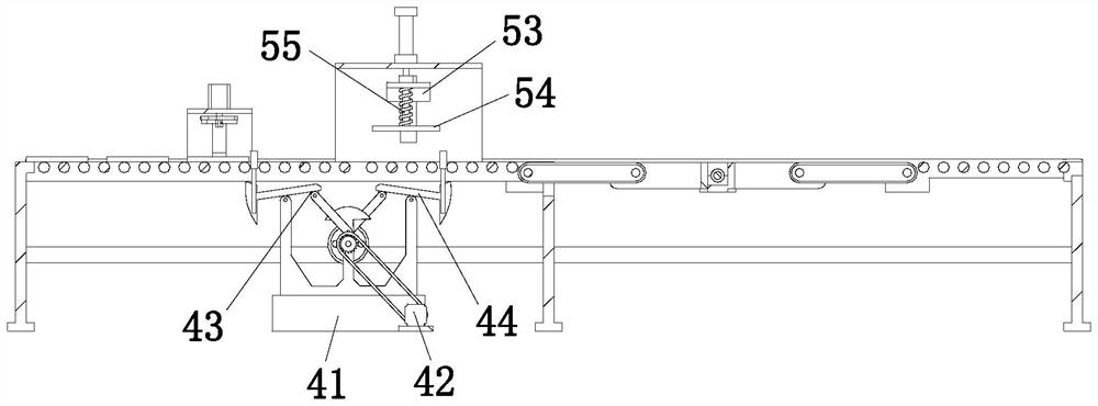 A kind of pressing device for copper foil steel plate