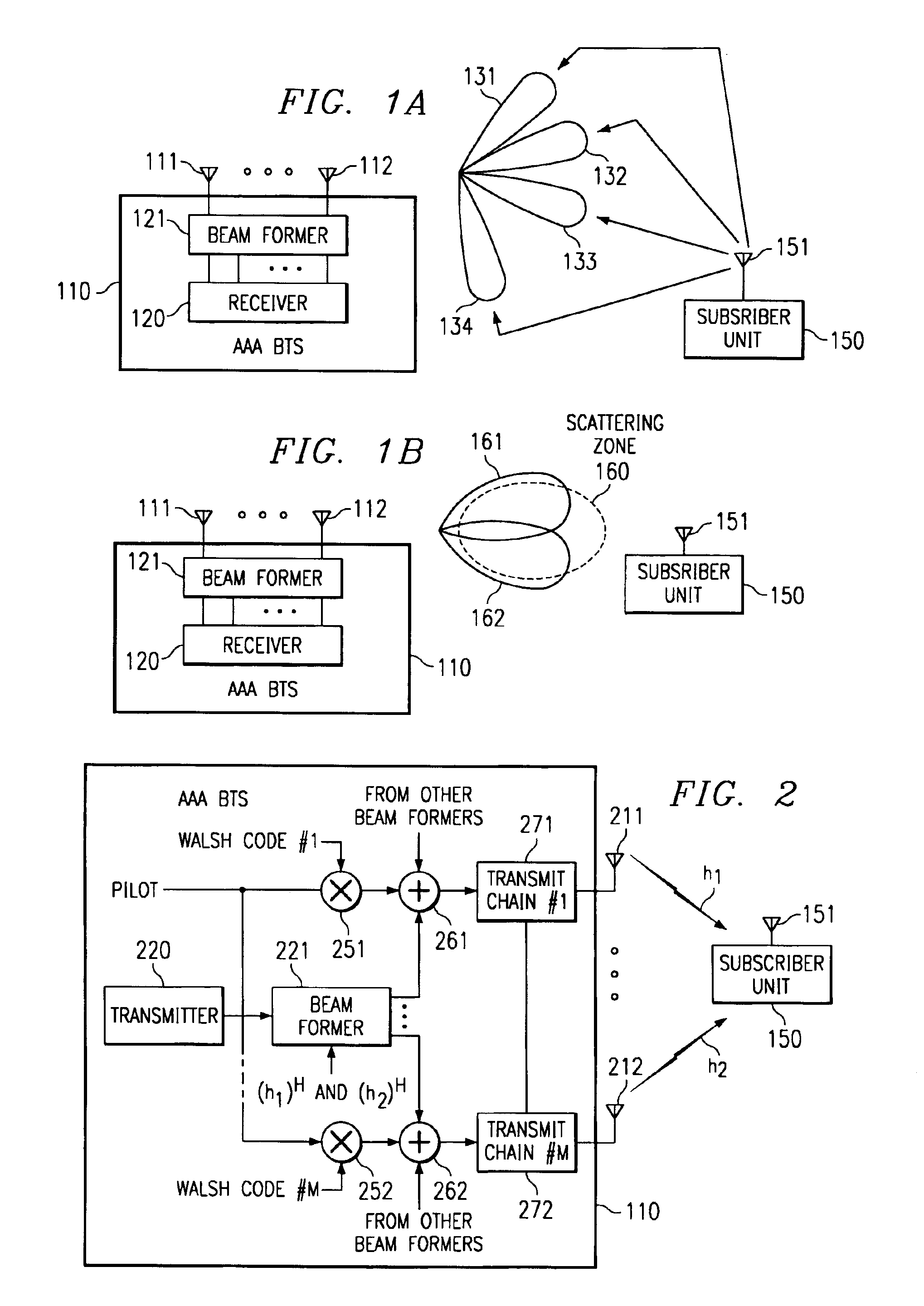 Adaptive antenna array wireless data access point