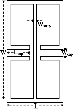 Novel dual-frequency patch antenna with resonance ring microstructure array