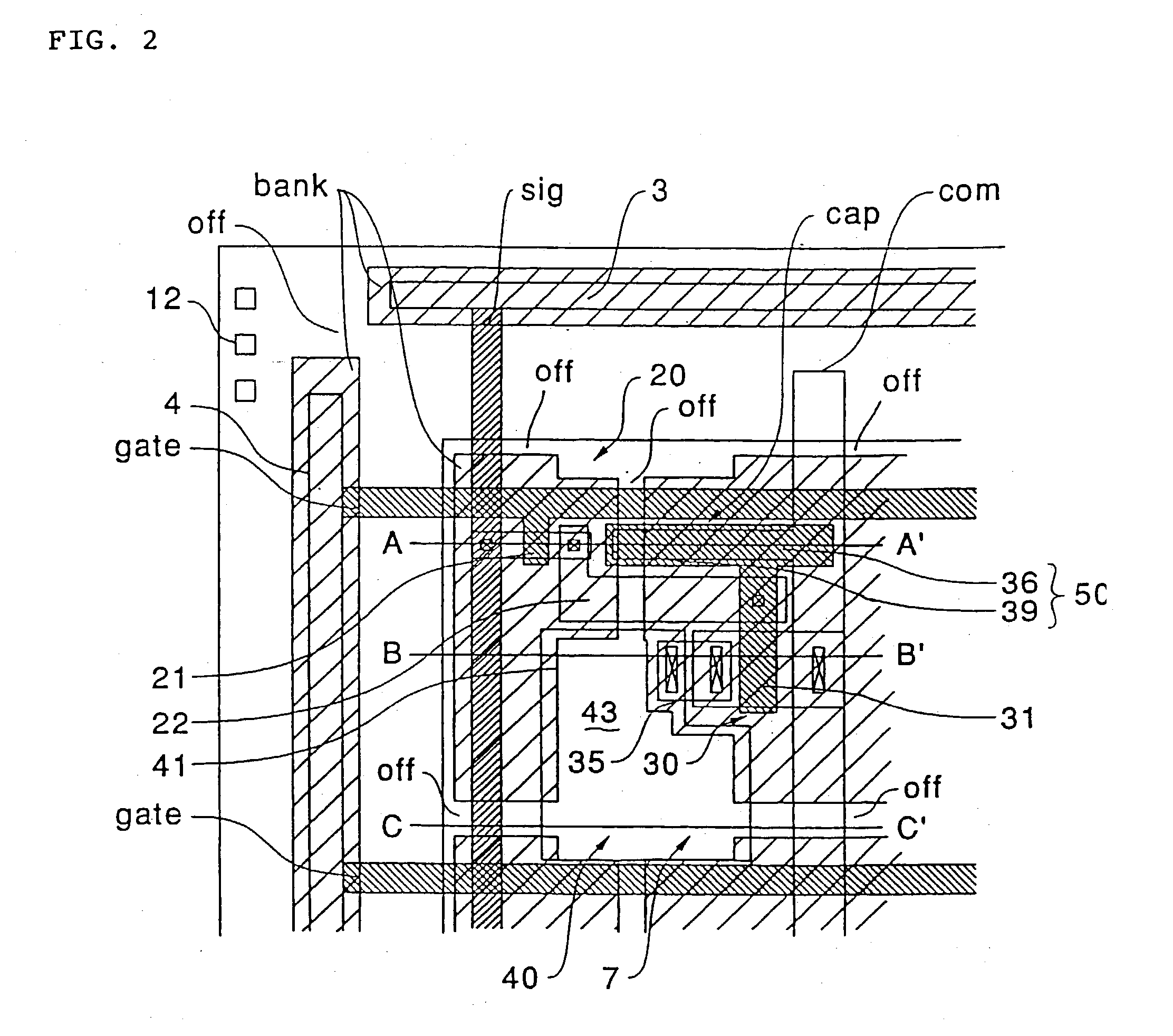 Active matrix display device